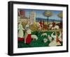 Les Heures D'Etienne Chavalier: Saint Margaret and the Prefect Olybrius-Jean Fouquet-Framed Giclee Print