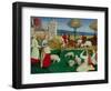 Les Heures D'Etienne Chavalier: Saint Margaret and the Prefect Olybrius-Jean Fouquet-Framed Giclee Print