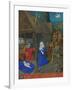 Les Heures D'Etienne Chavalier: The Adoration of the Shepherds-Jean Fouquet-Framed Giclee Print