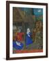 Les Heures D'Etienne Chavalier: The Adoration of the Shepherds-Jean Fouquet-Framed Giclee Print