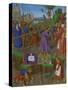 Les Heures D'Etienne Chavalier: The Carrying of the Cross-Jean Fouquet-Stretched Canvas