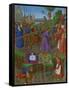 Les Heures D'Etienne Chavalier: The Carrying of the Cross-Jean Fouquet-Framed Stretched Canvas