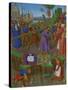 Les Heures D'Etienne Chavalier: The Carrying of the Cross-Jean Fouquet-Stretched Canvas