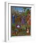 Les Heures D'Etienne Chavalier: The Carrying of the Cross-Jean Fouquet-Framed Giclee Print
