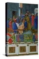 Les Heures D'Etienne Chavalier: The Last Supper-Jean Fouquet-Stretched Canvas