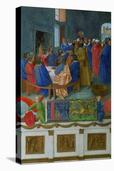 Les Heures D'Etienne Chavalier: The Last Supper-Jean Fouquet-Stretched Canvas