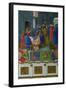 Les Heures D'Etienne Chavalier: The Last Supper-Jean Fouquet-Framed Giclee Print