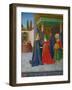 Les Heures D'Etienne Chavalier: The Visitation-Jean Fouquet-Framed Giclee Print