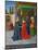 Les Heures D'Etienne Chavalier: The Visitation-Jean Fouquet-Mounted Giclee Print