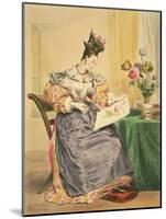 Les Heures Du Jour, Quatre Heures Du Soir, Circa 1830-Achille Deveria-Mounted Giclee Print