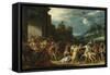 Les Horace Entrent Dans Rome - the Horatii Entering Rome, by Stalbemt, Adriaen, Van (1580-1662). Oi-Adriaen van Stalbemt-Framed Stretched Canvas