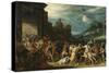 Les Horace Entrent Dans Rome - the Horatii Entering Rome, by Stalbemt, Adriaen, Van (1580-1662). Oi-Adriaen van Stalbemt-Stretched Canvas