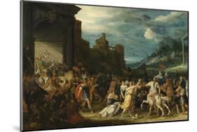 Les Horace Entrent Dans Rome - the Horatii Entering Rome, by Stalbemt, Adriaen, Van (1580-1662). Oi-Adriaen van Stalbemt-Mounted Giclee Print