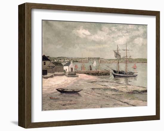 Les Huitrieres, La Trinite-Sur-Mer, Morbihan, 1912-Maxime Emile Louis Maufra-Framed Giclee Print