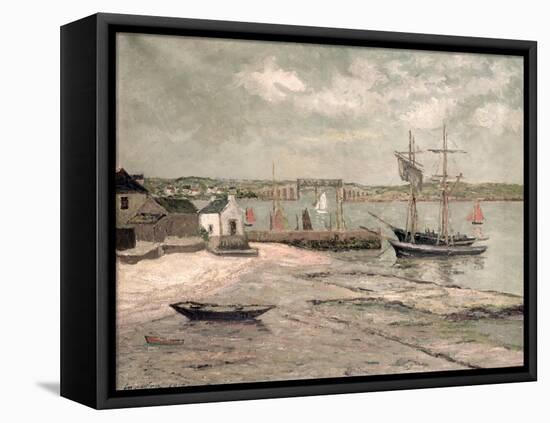 Les Huitrieres, La Trinite-Sur-Mer, Morbihan, 1912-Maxime Emile Louis Maufra-Framed Stretched Canvas