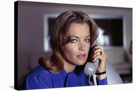 LES INNOCENTS AUX MAINS SALES, 1974 directed by CLAUDE CHABROL Romy Schneider (photo)-null-Stretched Canvas