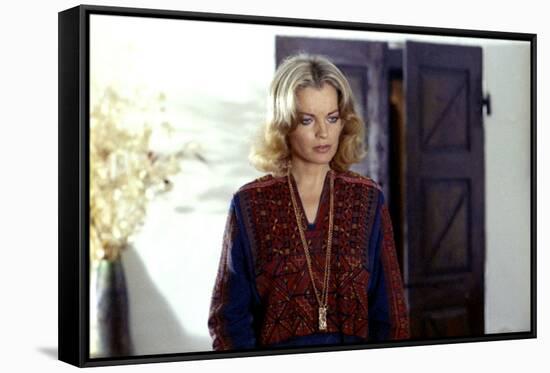 LES INNOCENTS AUX MAINS SALES, 1974 directed by CLAUDE CHABROL Romy Schneider (photo)-null-Framed Stretched Canvas