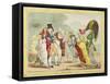 Les Invisibles, 1810-James Gillray-Framed Stretched Canvas