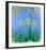 Les Iris Jaunes-Claude Monet-Framed Art Print