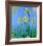 Les Iris Jaunes-Claude Monet-Framed Art Print