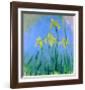 Les Iris Jaunes-Claude Monet-Framed Art Print