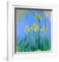 Les Iris Jaunes-Claude Monet-Framed Art Print