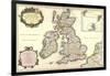 Les Isles Britanniques (...), C. 1650-null-Framed Giclee Print