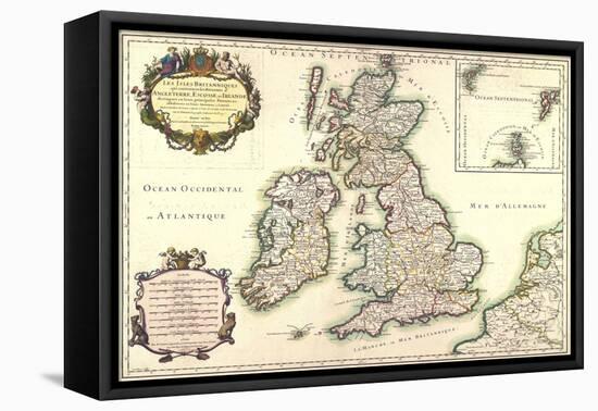 Les Isles Britanniques (...), C. 1650-null-Framed Stretched Canvas