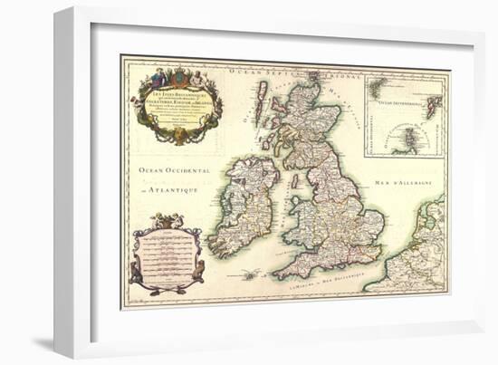 Les Isles Britanniques (...), C. 1650-null-Framed Giclee Print