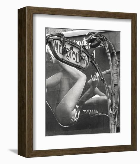 Les Jambes du Métro, Paris, 1971-Robert Doisneau-Framed Art Print