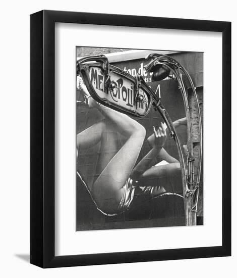 Les Jambes du Métro, Paris, 1971-Robert Doisneau-Framed Art Print