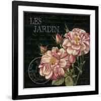 Les Jardin Roses Sq.-Kimberly Poloson-Framed Art Print