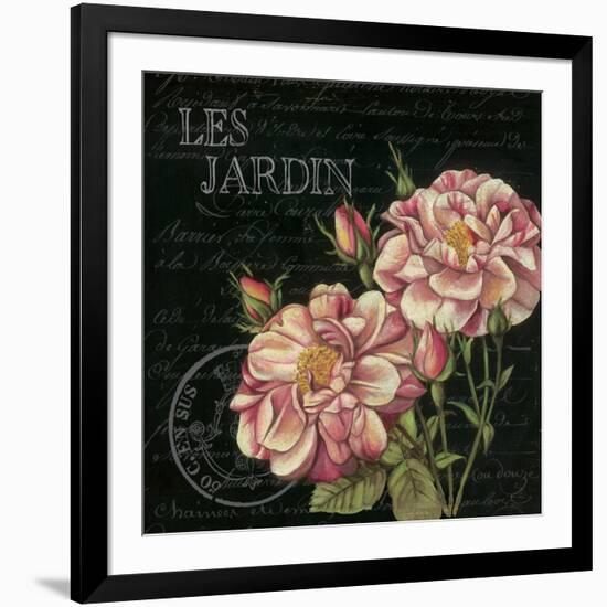 Les Jardin Roses Sq.-Kimberly Poloson-Framed Art Print