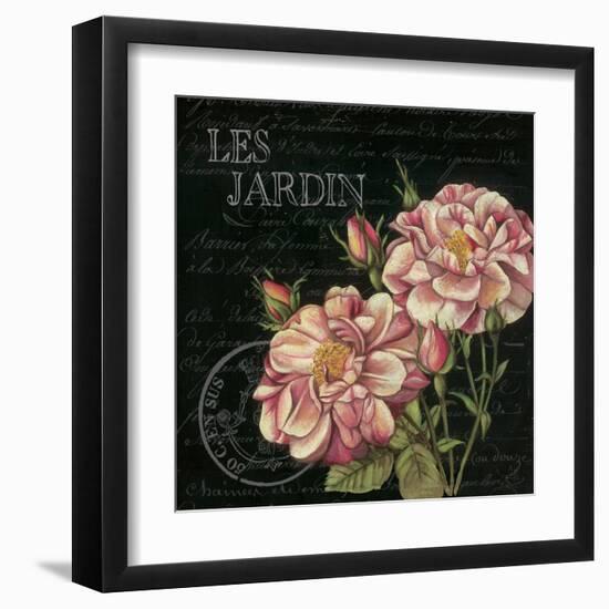 Les Jardin Roses Sq.-Kimberly Poloson-Framed Art Print