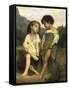 Les Jeunes Baigneuses, 1879-William Adolphe Bouguereau-Framed Stretched Canvas