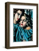 Les Jeunes Filles-Tamara de Lempicka-Framed Premium Giclee Print