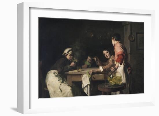 Les Joueurs de cartes-Joseph-Marius Bail-Framed Giclee Print
