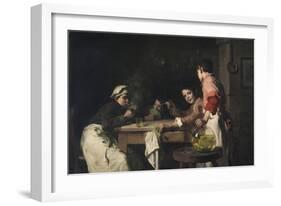 Les Joueurs de cartes-Joseph-Marius Bail-Framed Giclee Print