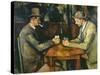 Les joueurs de cartes-Paul Cézanne-Stretched Canvas