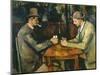 Les joueurs de cartes-Paul Cézanne-Mounted Giclee Print