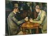 Les joueurs de cartes-Paul Cézanne-Mounted Giclee Print