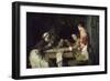 Les Joueurs de cartes-Joseph Bail-Framed Giclee Print