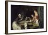 Les Joueurs de cartes-Joseph Bail-Framed Giclee Print