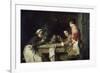 Les Joueurs de cartes-Joseph Bail-Framed Giclee Print