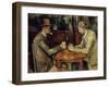 Les Joueurs de cartes-Paul Cézanne-Framed Giclee Print