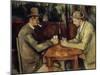 Les Joueurs de cartes-Paul Cézanne-Mounted Giclee Print