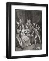 Les Joueurs-null-Framed Premium Giclee Print