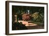 Les Lauriers Roses, 1867-Frederic Bazille-Framed Giclee Print