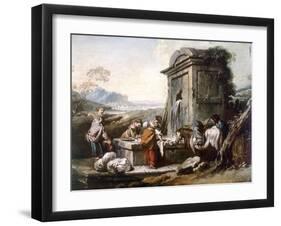 Les Laveuses-Francois Boucher-Framed Giclee Print