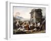 Les Laveuses-Francois Boucher-Framed Giclee Print